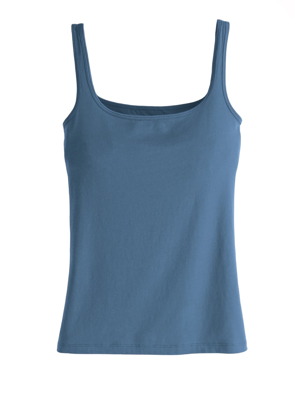 Peruvian Connection Essential Tank Top - Azure Blue, XS